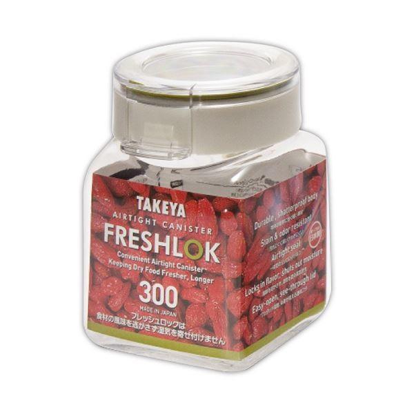 （まとめ）タケヤ化学工業 TAKEYAフレッシュロック 角型 300ml 1個〔×20セット〕[21]