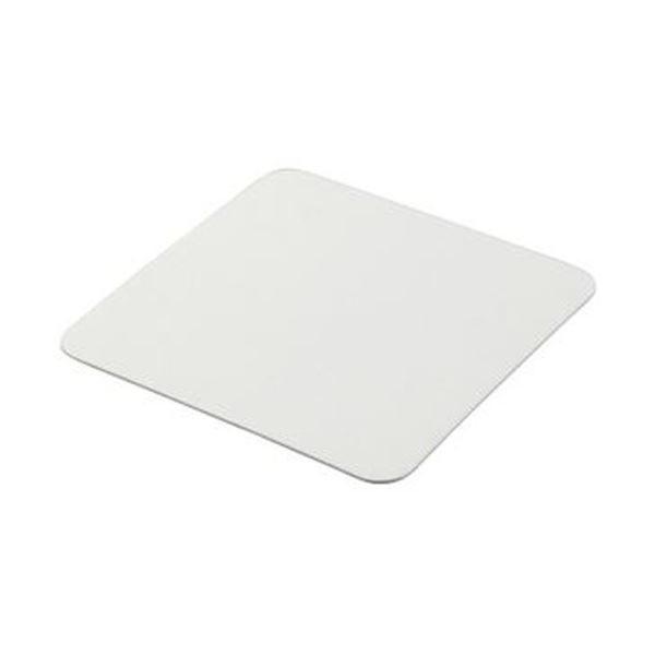 （まとめ）TANOSEE ペーパーコースター無地（角）厚さ1mm 1パック（100枚）〔×20セット〕[21]