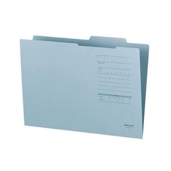 （まとめ）コクヨ A4ジャスフォルダー（Eタイプ）青 A4-IFE-B 1セット（10冊）〔×20セット〕[21]