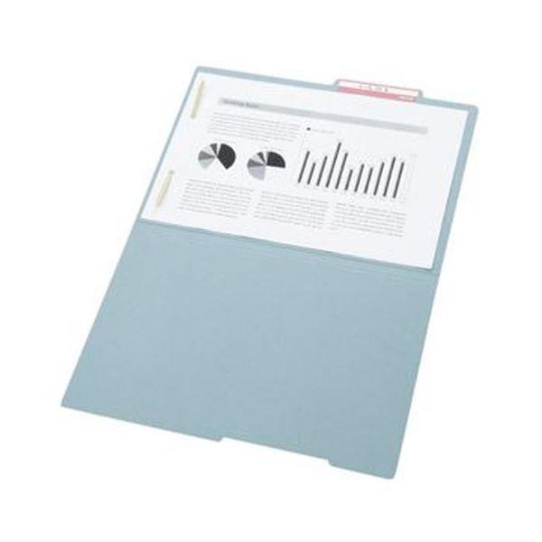 （まとめ）コクヨ A4ジャスフォルダー（Eタイプ）青 A4-IFE-B 1セット（10冊）〔×20セット〕[21]の画像