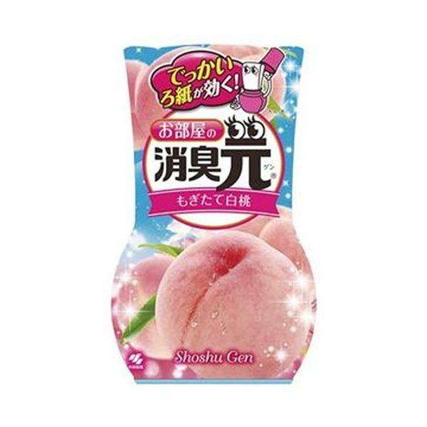 （まとめ）小林製薬 お部屋の消臭元 もぎたて白桃400ml 1セット（3個）〔×10セット〕[21]