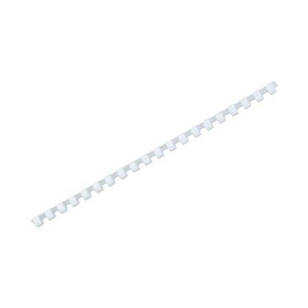 （まとめ）アコ・ブランズプラスチックリング・ワイドバック A4長辺20穴用 直径8mm 白 PR0820A4Z-WH 1箱（100本）〔×3セット〕[21]