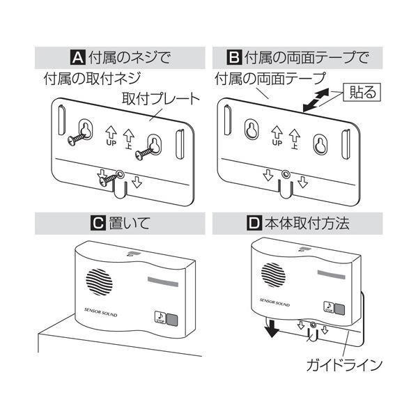 （まとめ）リーベックス トイレの音消し 水の音センサーサウンド TLS1 1台 〔×3セット〕[21]の画像