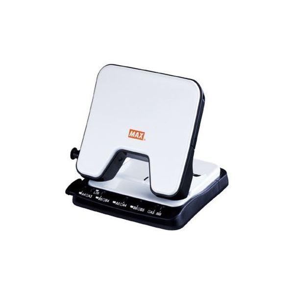 （まとめ）マックス 軽あけパンチSCOOVA DP-35T／W 白 DP90134〔×3セット〕[21]