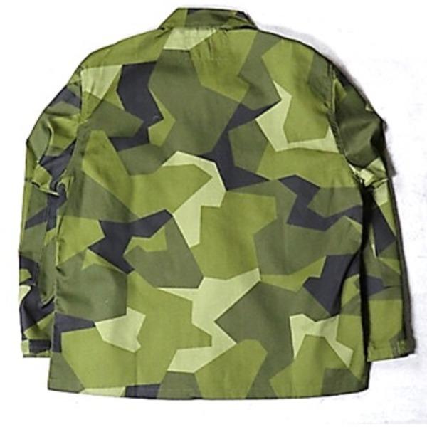 スウェーデン軍 ACTIVE LIFE社製 UF90 グリーンカモ シャツ デッドストック 未使用 190-75サイズ ミリタリーウェア 軍モノ[21]_1