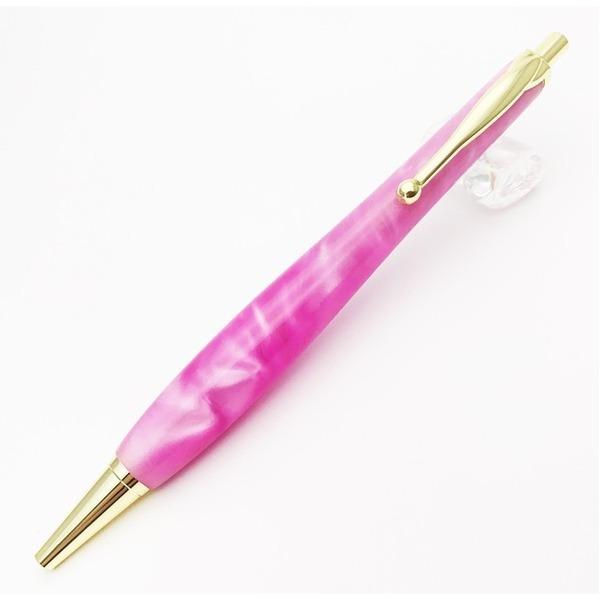 日本製 アクリルボールペン/文房具 〔ピンク〕 0.7mm 文具 オフィス用品 ステーショナリー[21]