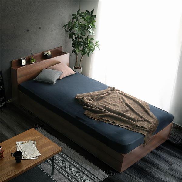 【京都市内は配送無料】中古 高級マットレス付 宮付チェストベッド コンセント付き セミダブル 京都市内は配送無料】中古 高級マットレス付 宮付チェストベッド