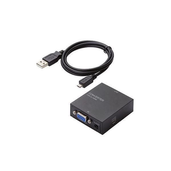 新規購入 エレコム アップスキャンコンバーター/3.5φ/VGA-HDMI/HDMI1.3 AD-HDCV03[21] その他周辺機器