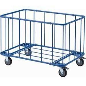 ボール収納 収納カゴ キャスター D-3488 ボールカゴ 組立式[21]