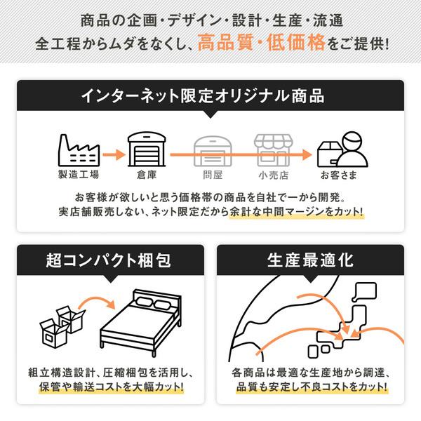 大口注文 ベッド 日本製 収納付き 引き出し付き 木製 照明付き 棚付き『BERDEN』 ベルデン セミダブル 海外製ポケットコイルマットレス付き(片面仕様) ダークブラウン[21]