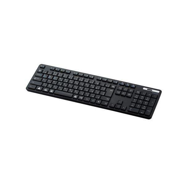 エレコム Bluetooth 5.0薄型フルキーボード ブラック TK-FBM120KBK 1台[21]