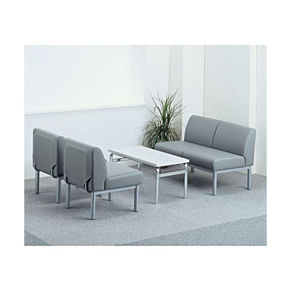 ヤマダコーポレーション 軽応接長いす 2人用 DK-1020N 1台 〔一覧表・1人用長いす別売〕[21] オフィスチェア-家具、インテリア-会議、ミーティングチェア