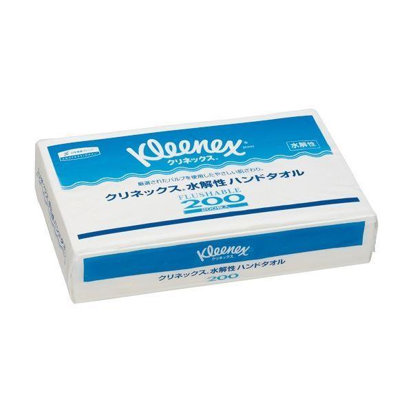 日本製紙クレシア クリネックス 水解性ハンドタオル200 200枚/パック 1セット(35パック)[21]