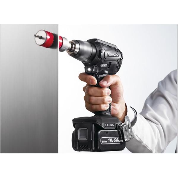 Panasonic EXENA 充電インパクトドライバー EZ1PDJ18D-B1 黒 18V 5.0Ah
