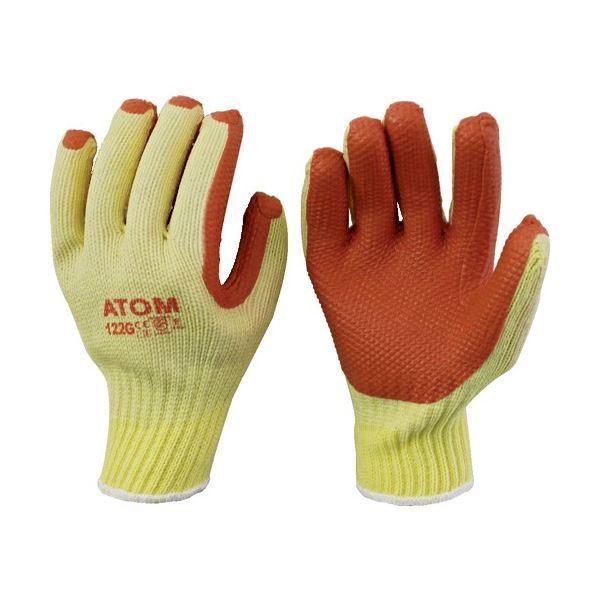 (まとめ) アトム ゴム張りG フリー オレンジ 122G 1双 〔×20セット〕[21]