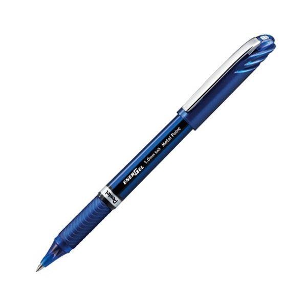 (まとめ) ぺんてる ゲルインクボールペン エナージェルユーロ 1.0粍 青 BL30-C 1仕かける(10本) 〔×5仕かける〕[21]