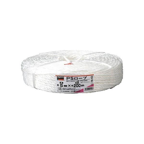 (まとめ) TRUSCO PSロープ 5mm×200m TPS-5200 1巻 〔×5セット〕[21]