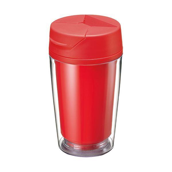 トレードワークス カスタムデザインタンブラーFC 250ml レッド TS-1146-002 1箱(60個)[21]