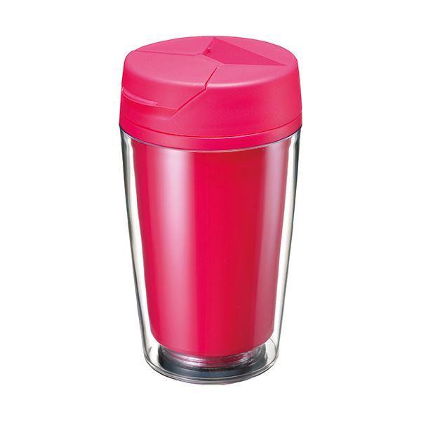 トレードワークス カスタムデザインタンブラーFC 350ml ピンク TS-0616-030 1箱(60個)[21]