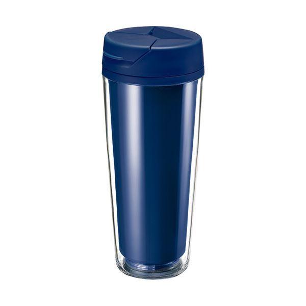 トレードワークス カスタムデザインタンブラーFC 500ml ネイビー TS-0617-006 1箱(50個)[21]
