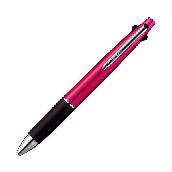 （まとめ）三菱鉛筆 多機能ペン ジェットストリーム4＆1 0.5mm (軸色：ピンク) MSXE510005.13 1本〔×10セット〕[21]