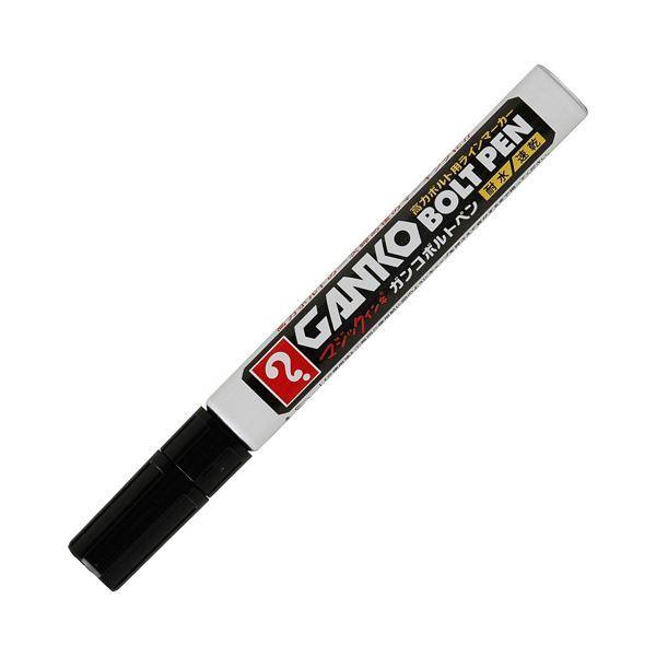 （まとめ）寺西化学 高力ボルト用ラインマーカーマジックインキ ガンコボルトペン パック入 黒 MKOBP-T1 1本〔×30セット〕[21]