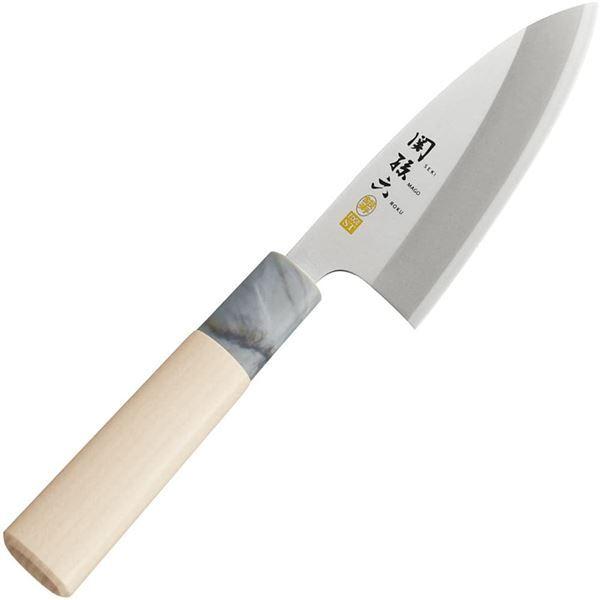 〔3個セット〕 貝印 和包丁 出刃 刃渡り10.5cm ステンレス 木製柄 関孫六 銀寿 調理器具 料理道具 キッチン[21]