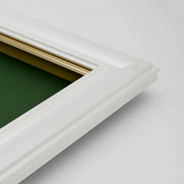 超軽量 油絵額 F12号 〔606×500mm〕 ホワイト すごく軽い油絵額 キャンバス額 油額 油絵 日本画 額 額縁 フレーム[21]の画像