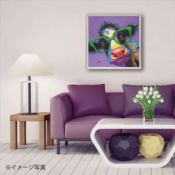 ユーパワー ハンドペイント オイルペイントアート Mサイズ 「カウグラス」[21]の画像