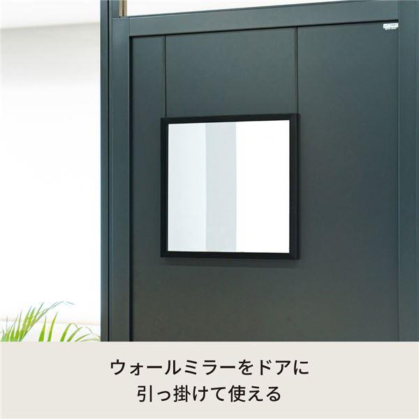 〔10個セット〕ドア掛けフック(ブラック/黒) アイアン DIY 省スペース ドアミラ ミラーフック 賃貸 ドアフック 業務用 NK-009 (ミラー別売り)[21]の画像