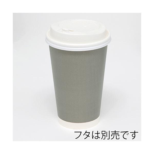 シモジマHEIKO ペーパーカップ アイス・ホット兼用 16オンス（510ml） ライトグレー 口径90mm #0045359371セット（1000個：25個×40パック）[21]の画像