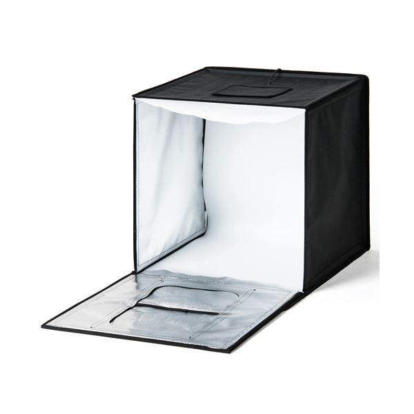 サンワダイレクト撮影ボックス （LEDライト付8000lm・60×60cm