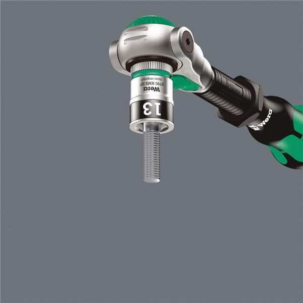 WERA ヴェラ 差込角1/4DR 42点組 保持機能付き ソケットレンチ セット 003755 工具 ツール DIY 作業工具 道具 レンチ[21]_1