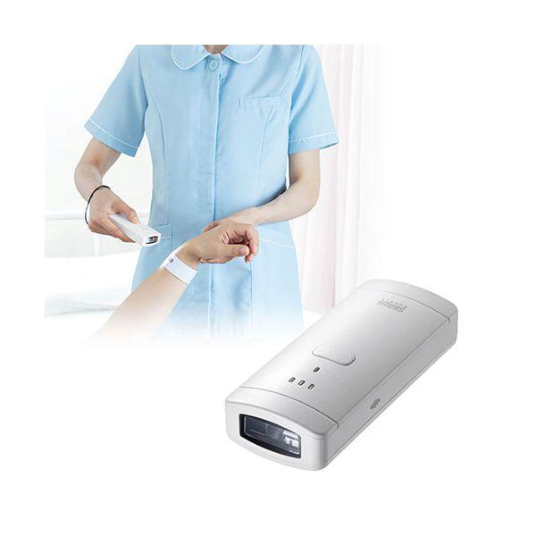 サンワサプライ Bluetooth対応2次元バーコードリーダー（抗菌） BCR-BT2D3W[21]_2