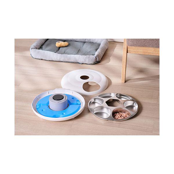 エレコム タイマー式6食自動給餌器 ウェットフード対応 PET-AF07WH[21]の画像