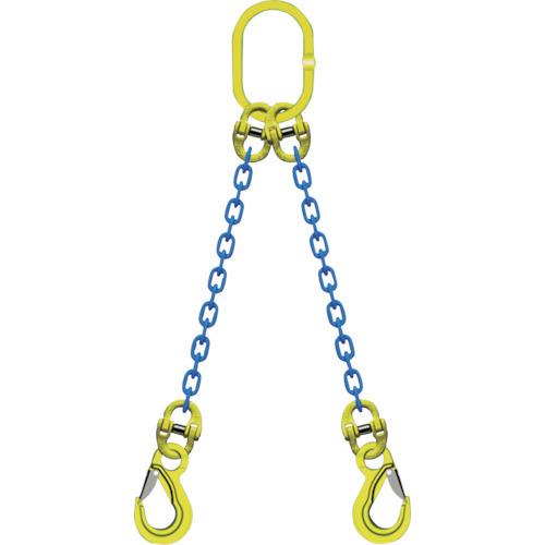 本物の  マーテック　２本吊りチェンスリングセット　Ｌ＝１．５ｍ スリング、吊具