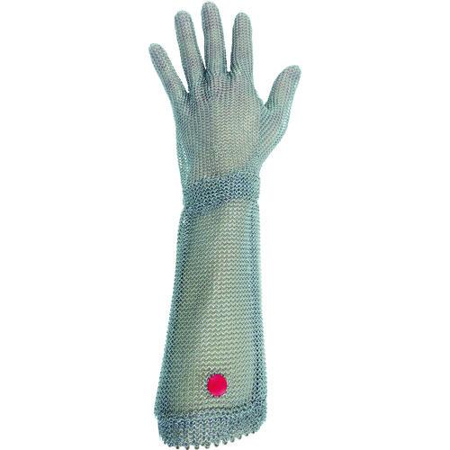 ミドリ安全　ステンレス製　耐切創クサリ手袋　５本指　ロングタイプ　ＷＩＬＣＯ−５５０　Ｍサイズ　１枚