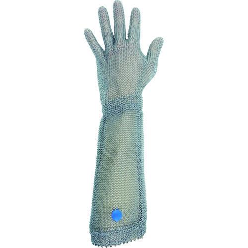 ミドリ安全　ステンレス製　耐切創クサリ手袋　Ｌサイズ　ＷＩＬＣＯ−５５０　ロングタイプ　５本指　１枚