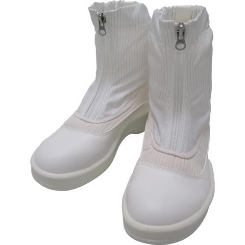 ゴールドウイン　静電安全靴セミロングブーツ　ホワイト　２５．５ｃｍ