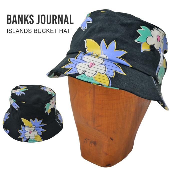 BANKS JOURNAL バンクス ジャーナル ハット ISLANDS BUCKET HAT CAP バケットハット 帽子 キャップ