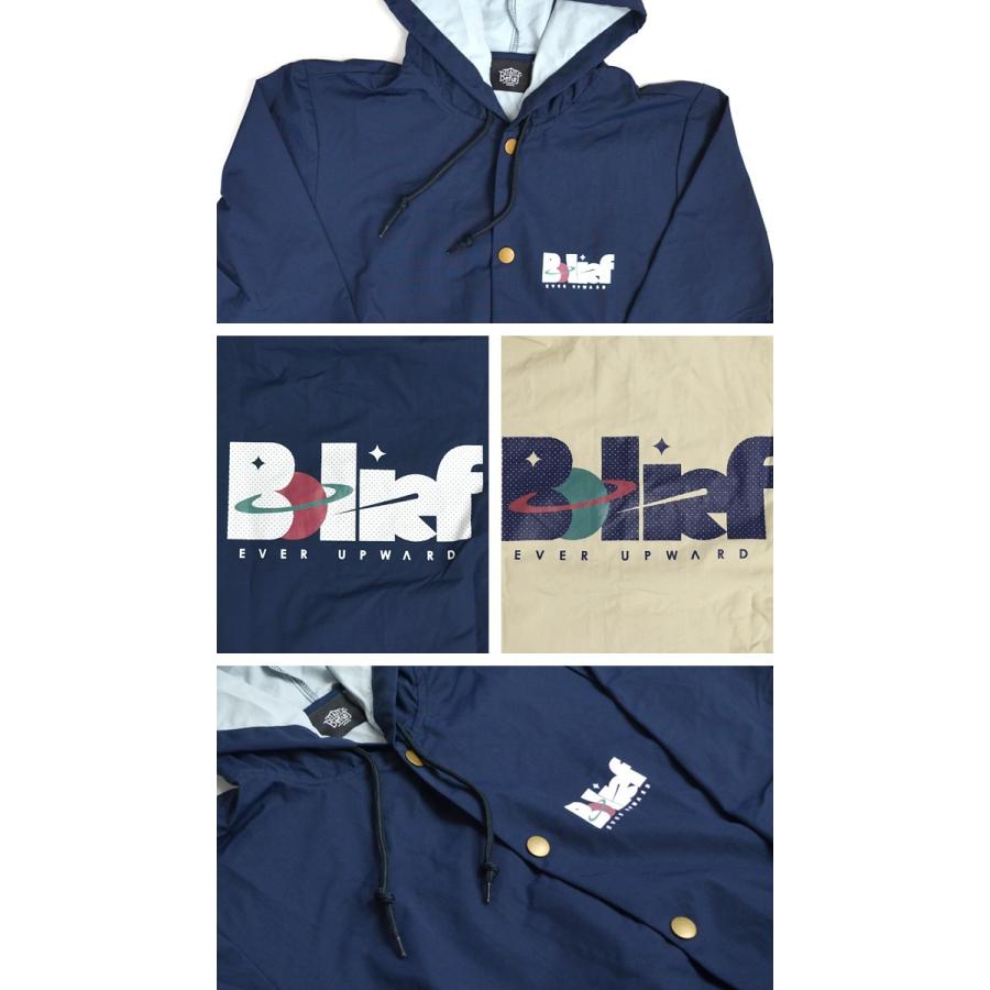 BELIEF NYC ビリーフ EXPLORATION JACKET フード付き コーチジャケット 
