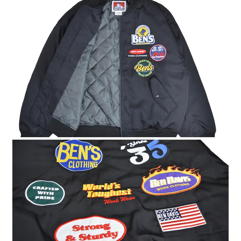 BEN DAVIS ベンデイビス ジャケット CUSTOMIZED MA-1 JACKET