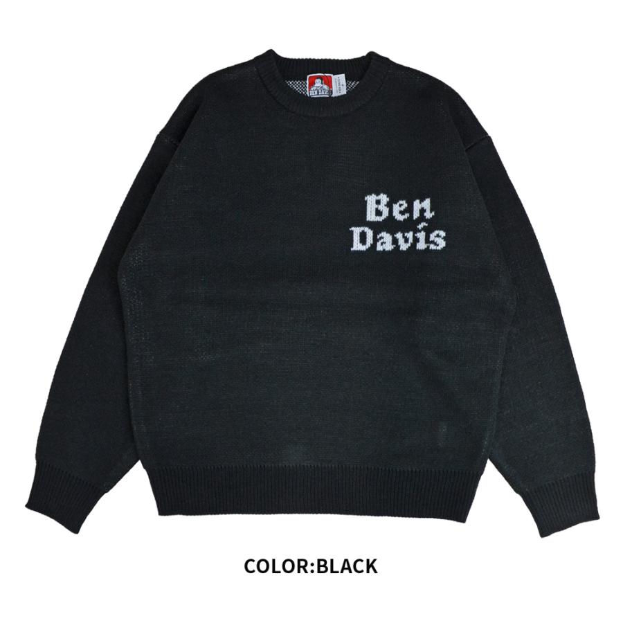 BEN DAVIS ベンデイビス セーター DICE KNIT TOP SWEATER クルーネック ニット セーター I-23380023｜buddy-stl｜06