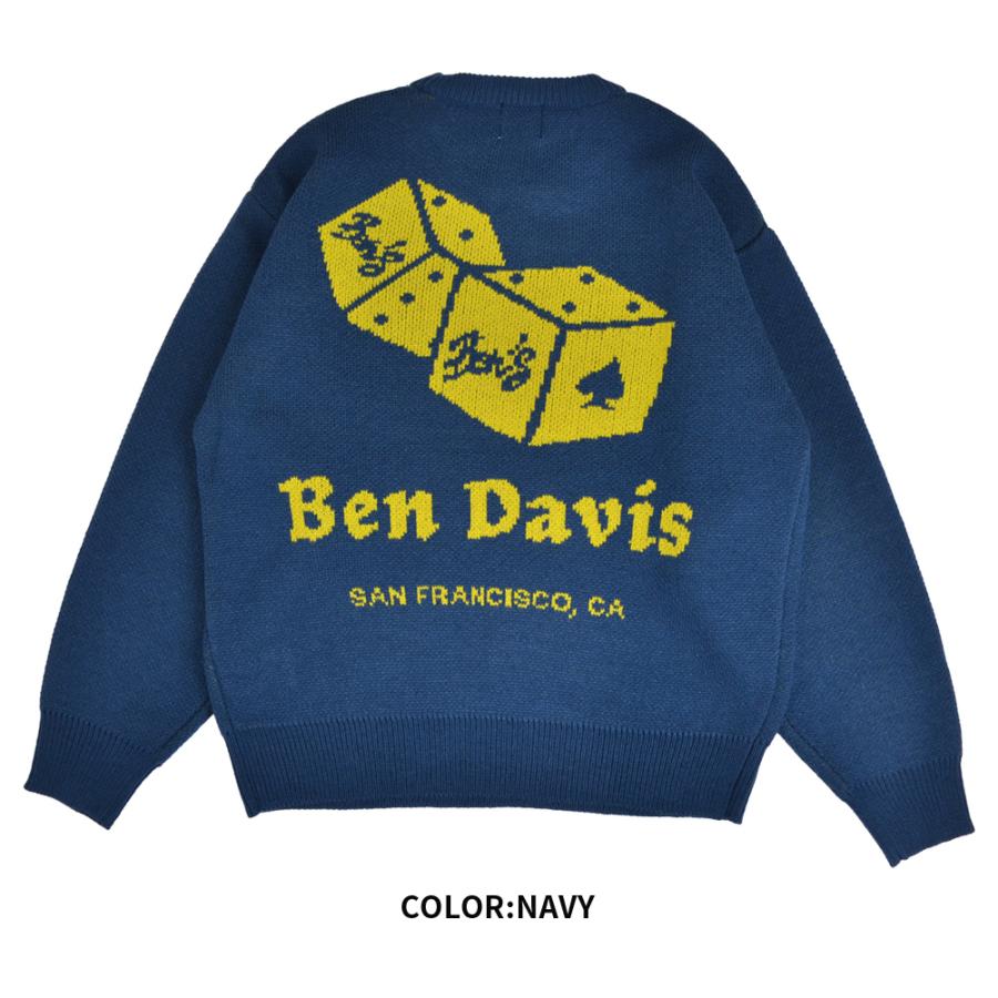 BEN DAVIS ベンデイビス セーター DICE KNIT TOP SWEATER クルーネック ニット セーター I-23380023｜buddy-stl｜09