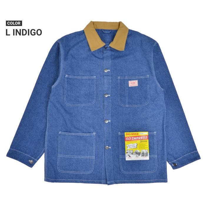 BIG MIKE（ビッグマイク） ジャケット DENIM WORK COVERALL デニム