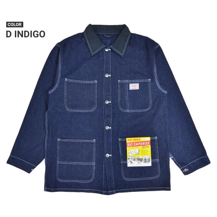 BIG MIKE（ビッグマイク） ジャケット DENIM WORK COVERALL デニム