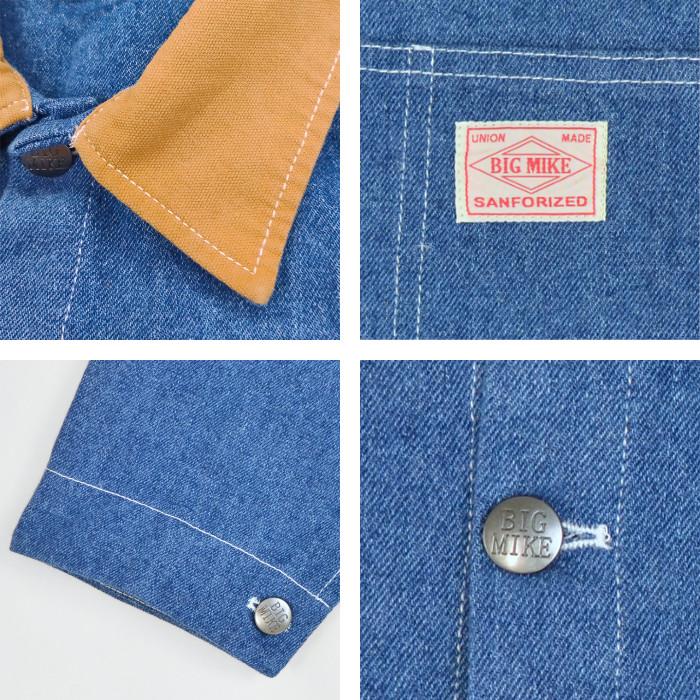 BIG MIKE（ビッグマイク） ジャケット DENIM WORK COVERALL デニム