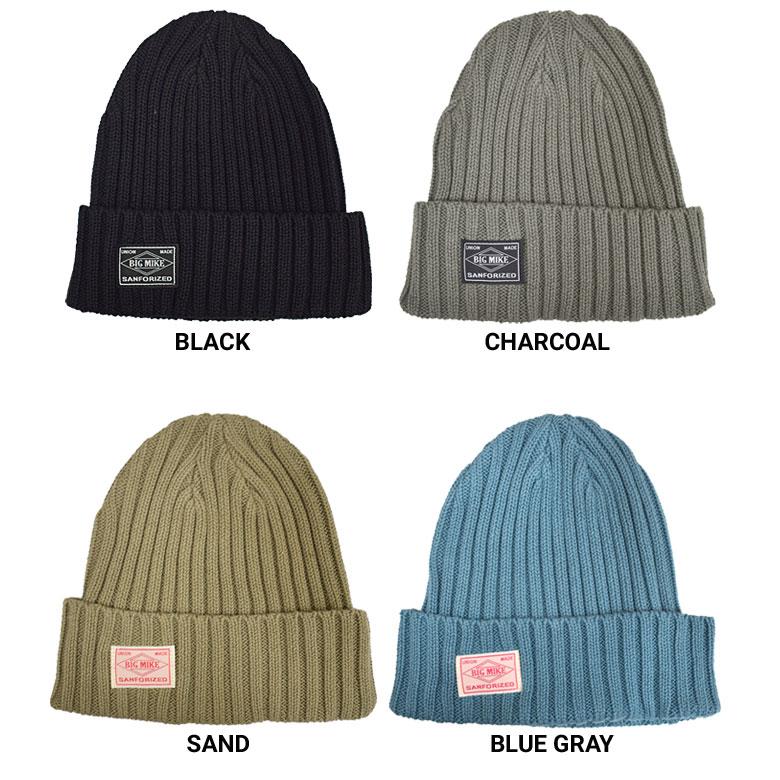 BIG MIKE（ビッグマイク） ニットキャップ SOLID COTTON KNIT WATCH