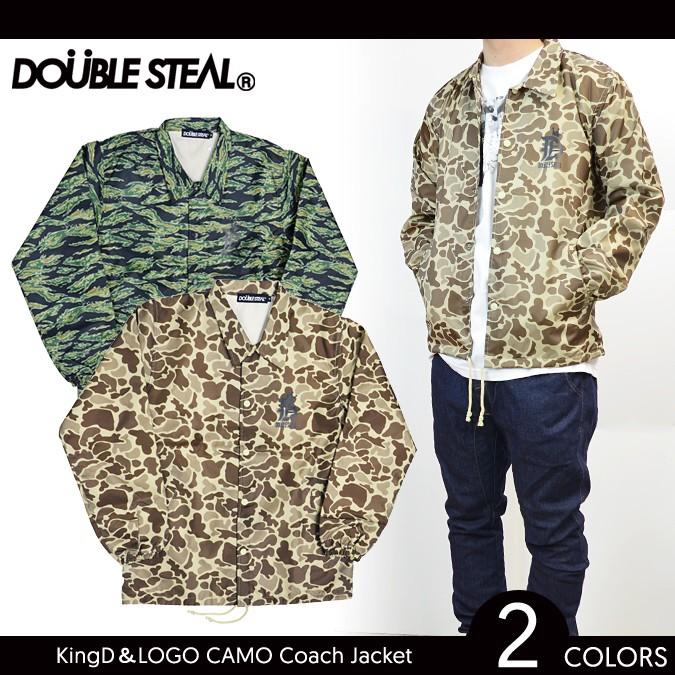 DOUBLE STEAL（ダブルスティール） CAMO COACH JACKET コーチ