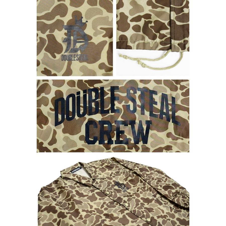 DOUBLE STEAL ダブルスティール CAMO COACH JACKET コーチジャケット ナイロンジャケット メンズ ストリート 迷彩柄 売り尽くし｜buddy-stl｜04